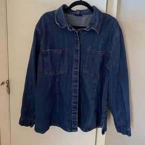 Baccini Dark Blue Jean Jacket for Women